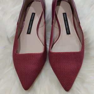 French Connection Red flat